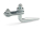 Hochstarthaken 48 x 10 x 23mm