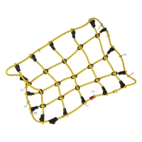 Robitronic - Gepäcknetz mit Haken Gelb (190mm x 120mm) (R21002Y)