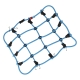 Robitronic - Gepäcknetz mit Haken Blau (150mm x...
