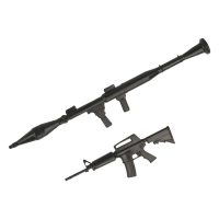 Robitronic - Waffenset Dekor Maschinengewehr und Panzerfaust (R21027)