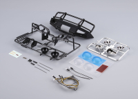 Killerbody - Rammschutz mit LED Scheinwerfer Alu schwarz für Traxxas TRX- (KB48718)