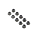 Horizon Hobby - M4 Flanged Lock Nuts (10) (TLR245017)