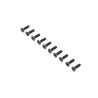 Horizon Hobby - Flat Head Screws, Stl, BO, M4 x 14mm (10) (LOS255019)