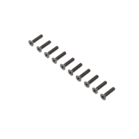 Horizon Hobby - Flat Head Screws, Stl, BO, M4 x 18mm (10) (LOS255020)
