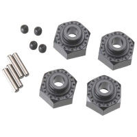 Horizon Hobby - AX30429 Aluminum Hex Hub 12mm Black (4) (AXIC0429)