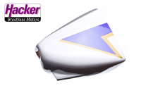 Hacker Motor Motorhaube RT ACROSTAR weiß/violett (10961425)