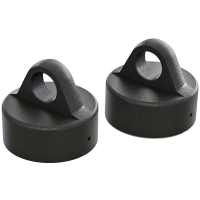 Horizon Hobby - AR330491 Shock Cap Aluminum Black 6S (2) (ARAC8968)