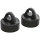 Horizon Hobby - AR330491 Shock Cap Aluminum Black 6S (2) (ARAC8968)