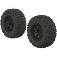 Horizon Hobby - AR550042 Fortress SC Tire Set Glued Black...