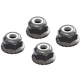 Horizon Hobby - AR708008 Flanged Nyloc Locknut 4mm Silver...