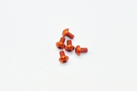 Dragon RC - Screw alu allen roundhead M2.3x4 Orange (7075) (5) (DRC218061)