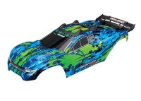 Traxxas - Karo Rustler 4X4 VXL grün mit Decals mit Karohalterung