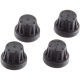 Horizon Hobby - AX8079 Hub Cover Set Black (4) (AXIC7079)