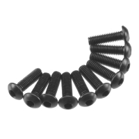 Horizon Hobby - AXA115 Hex Socket Button Head M3x10mm Black (10) (AXIC0115)