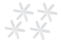 Graupner - Propeller 4046 6-Blatt weiß CCW VE 4 wei (2958.4X4.6L)