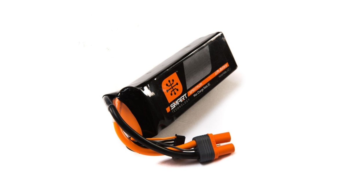 Spektrum Smart LiPo 14.8V 2200mAh 4S 30C Avec IC3 – Batterie Haute Performance Pour RC