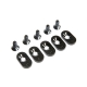 Horizon Hobby - EngineMntInsert&Screws, BLK, 20T(5):...