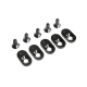 Horizon Hobby - EngineMntInsert&Screws, BLK, 21T(5):...