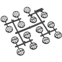 Horizon Hobby - AX80115 LightBarLens Grills (Axial/PIAA/Un-Marked) (AXIC1115)