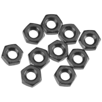 Horizon Hobby - AXA1040 Thin Hex Nut M3 Black (10) (AXIC1040)