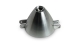 40mm / 4,0mm Turbo Spinner Aluminium mit Z-Gabel