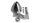 40mm / 3,2mm Turbo Spinner Aluminium mit Z-Gabel