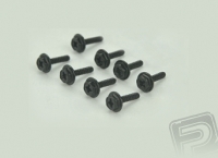 Graupner - Radschrauben 2,6x12mm VE8 (90815.16071)