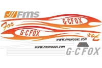 D-Power FMS FOX V2 232cm -  Dekorbogen (FMSMT304)
