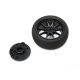 Horizon Hobby - Small Wheel - Black DX5Pro 6R (SPM9062)