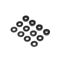 Horizon Hobby - M3 Aluminum Washer Set, Black (4ea) (TLR336006)