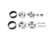 Carisma RC - SCA-1E 1.9 Chrome Beadlock Wheel Set (2...