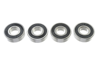 G-Force RC - Kugellager - Chromstahl - ABEC 3 - Gummidichtung - 12X28X8 - 6001-2RS - 4 St (GF-0500-024)