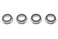 G-Force RC - Kugellager - Chromstahl - ABEC 3 - Gummidichtung - 6X10X3 - mit Bund - MF106-2RS - 4 St (GF-0505-004)