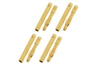 G-Force RC - Connector 2.0mm gold contact - male and female (4 pair)