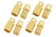 G-Force RC - Connector 8,0mm gold contact - male and...