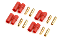 G-Force RC - Steckverbinder - 3.5mm - Goldkontakten - mit Plastik Gehause - 4 St (GF-1001-002)