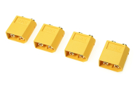 G-Force RC - Steckverbinder - XT-60PB - Goldkontakten - Buchse - 4 St (GF-1042-003)
