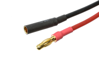 G-Force RC - Steckverbinder w/ Lead - 4.0mm - Goldkontakten - 14AWG Silikon Kabel - 10cm - 1 pc (GF-1052-001)