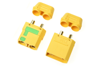 G-Force RC - Steckverbinder - XT-90S - Anti Spark - mit kappe - Goldkontakten - Stecker + Buchse - 1 Paar (GF-1054-001)