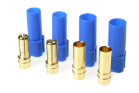 G-Force RC - Steckverbinder - XT-150 - Goldkontakten - Stecker + Buchse - Blau - 2 Paare (GF-1055-004)