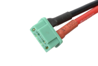G-Force RC - Steckverbinder mit Kabel - MPX - Goldkontakten - Stecker - 14AWG Silikon Kabel - 12cm - 1 St (GF-1071-004)