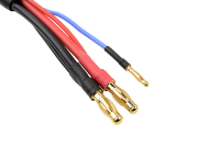 G-Force RC - Lade- / Balancer-Kabel 4mm Bullit Stecker 2S -  Lader 2S XH Stecker - 2mm Bullit Stecker - 14 AWG Silikonkabel - 30cm - 1 pc (GF-1202-125)