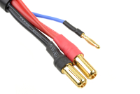 G-Force RC - Lade- / Balancer-Kabel 5mm Bullit Stecker 2S - Lader 2S XH Stecker - 2mm Bullit Stecker - 14 AWG Silikonkabel - 30cm - 1 pc (GF-1202-127)