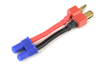 G-Force RC - Power Adapterkabel - Deans Buchse <=> EC-2 Buchse - 14AWG Silikon Kabel - 1 St (GF-1301-084)