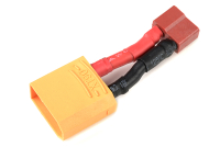 G-Force RC - Power Adapterkabel - Deans Stecker <=> XT-90 Stecker - 12AWG Silikon Kabel - 1 St (GF-1301-089)