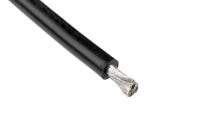Silikon Kabel Powerflex PRO+ schwarz - 12AWG - 1731/0.05 Stränge - AD 4.5mm - 1m