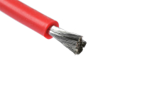 Silikon Kabel Powerflex PRO+ rot 16AWG - 643/0.05 Stränge - AD 3.0mm - 1m