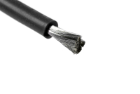Silikon Kabel Powerflex PRO+ schwarz 16AWG - 643/0.05 Stränge - AD 3.0mm - 1m
