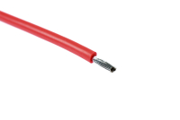 Silikon Kabel Powerflex PRO+ rot 20AWG - 255/0.05 Stränge - AD 1.8mm - 1m