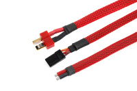 G-Force RC - Cable protection sleeve - Braided - 6mm - Red - 1m